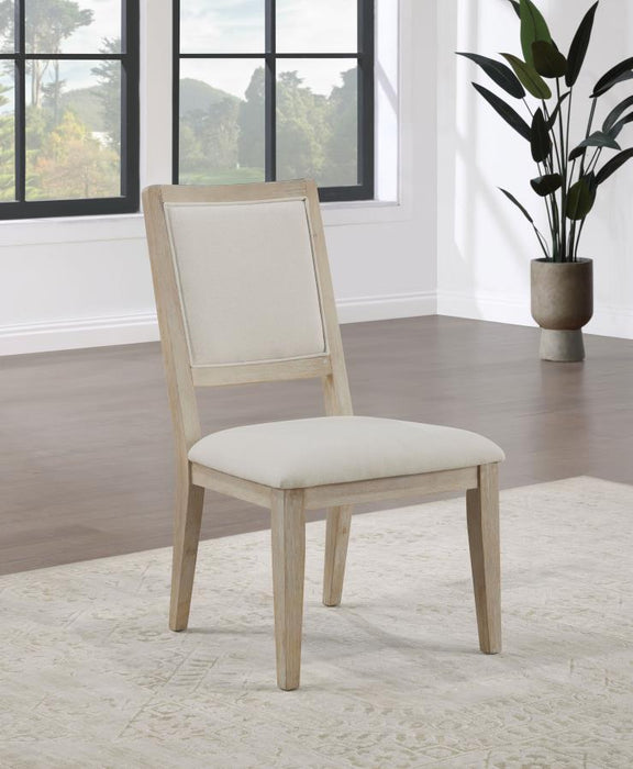 Trofello - Cushioned Dining Side Chair (Set of 2) - White Washed
