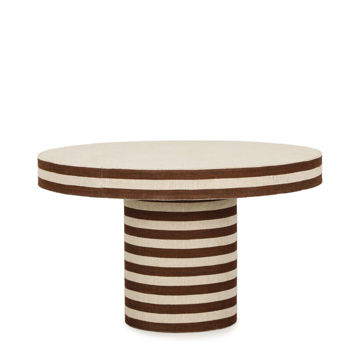 Lyra - Striped Cotton Jute Contract-Grade Table