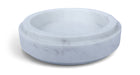 Marble bowl from Meridian Furniture's Parsons collection, featuring a smooth, polished genuine marble surface perfect for decorative use.