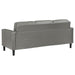 Ruth upholstered track arm sofa in grey by CoasterEveryday, featuring clean lines and plush seating