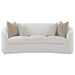 Rainn 2-piece boucle upholstered sloped arm sofa set in latte by CoasterEssence