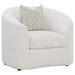 Rainn 3-piece boucle upholstered sloped arm sofa set in latte by CoasterEssence