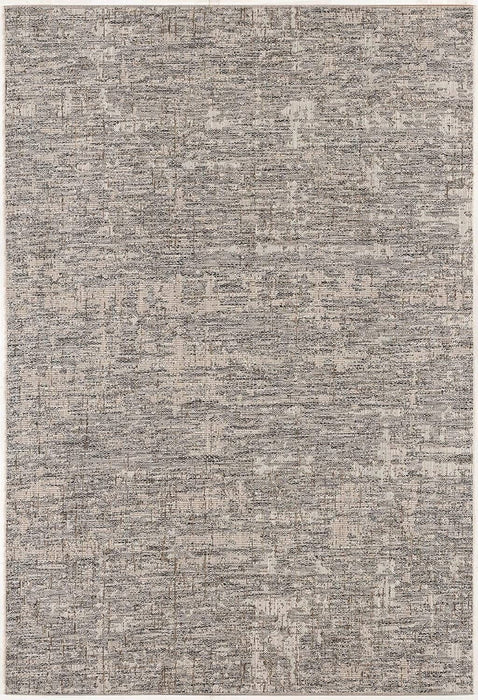 7.8' x 10.1' Abstract Area Rug - Gray And Ivory