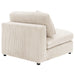 CoasterEveryday Blaine sand corduroy armless chair with reversible cushions