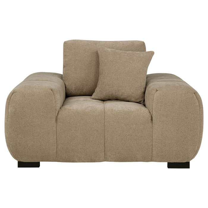 Octavia Tufted Upholstered Accent Chair Camel