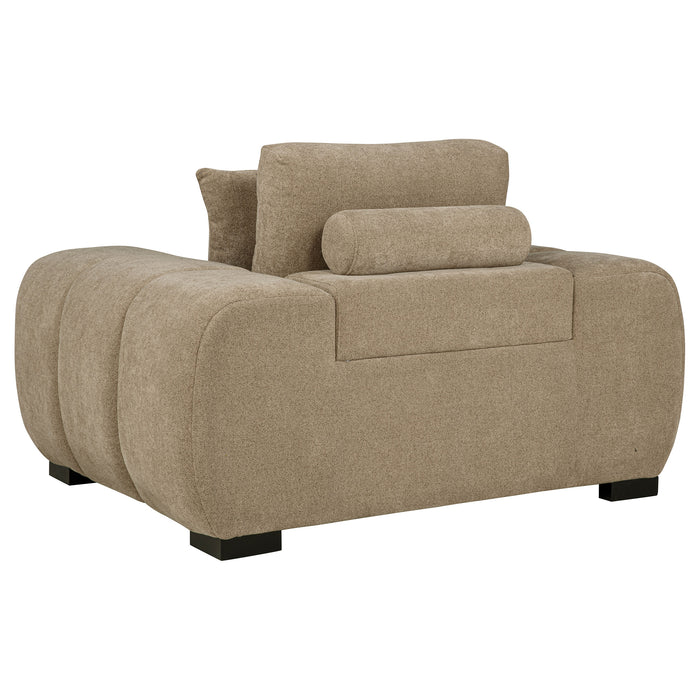 Octavia Tufted Upholstered Accent Chair Camel