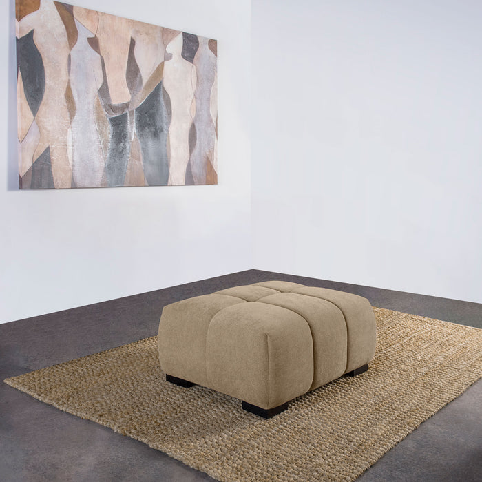 Octavia Tufted Upholstered Rectangular Ottoman Camel
