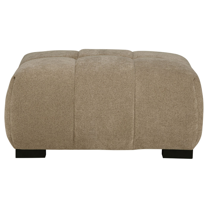 Octavia Tufted Upholstered Rectangular Ottoman Camel