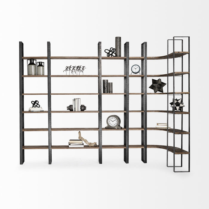Six Tier Bookcase (392226) - Brown