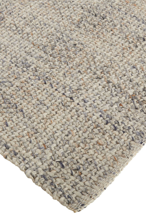 10' x 14' Hand Woven Area Rug - Beige And Gray