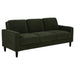 CoasterEveryday Ruth 77-inch matcha green fabric upholstered track arm sofa