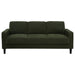 Ruth 77-inch fabric upholstered track arm sofa in matcha green by CoasterEveryday