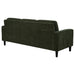 Ruth 77-inch matcha green fabric upholstered track arm sofa by CoasterEveryday