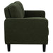 Ruth CoasterEveryday fabric upholstered track arm loveseat in matcha green