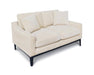 Duarte transitional upholstered loveseat by CoasterEveryday in latte with reversible cushions