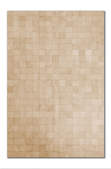 5' X 8' Cowhide Patchwork Area Rug (544478) - Natural