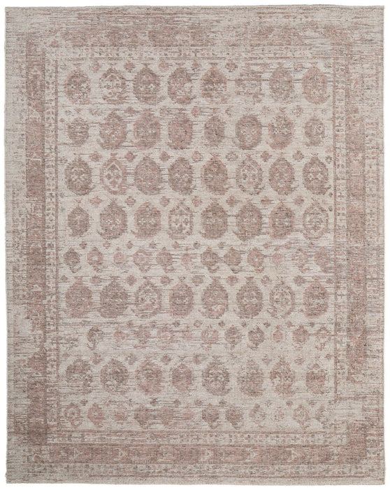 9' X 12' Oriental Hand Woven Area Rug (722268) - Blue / Ivory