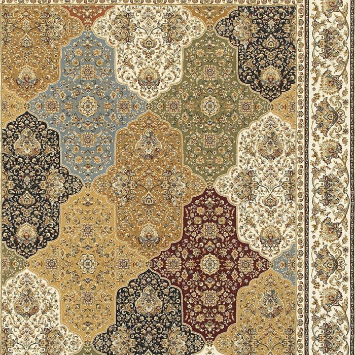 10' X 13' Traditional Oriental Area Rug With Fringe - Navy Blue