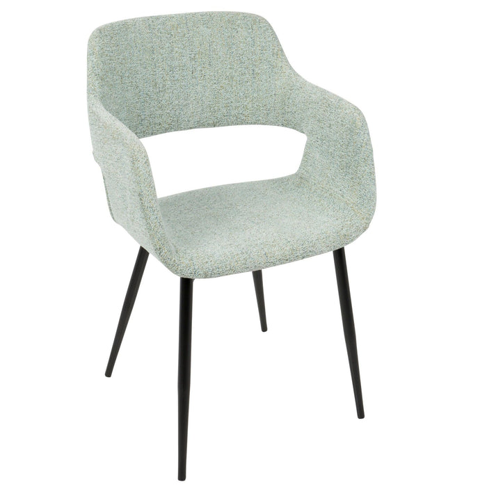 Margarite - Dining / Accent Chair - Black Metal (Set of 2)