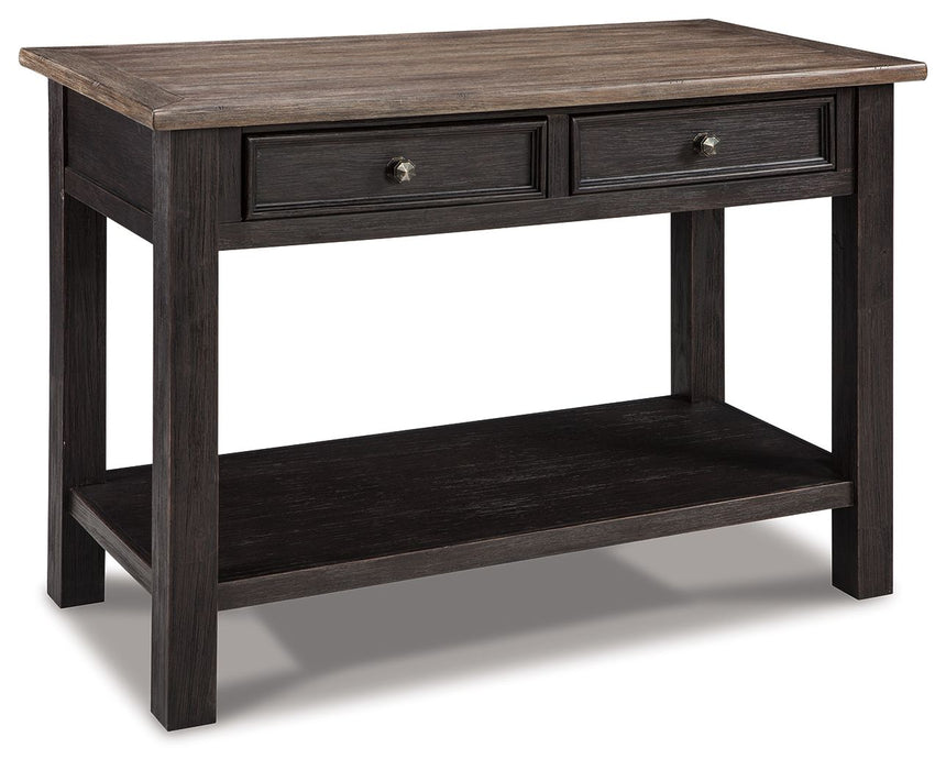 Tyler Creek - Sofa Table - Grayish Brown / Black