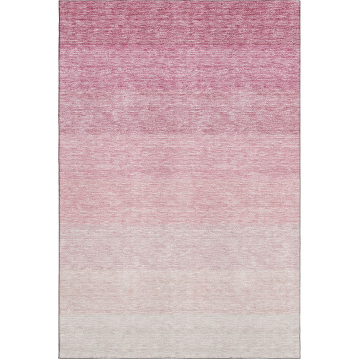 10' X 14' Ombre Washable Area Rug With UV Protection (673807) - Pink / Ivory