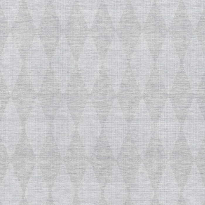 9' X 12' Diamond Washable Area Rug With UV Protection (650103) - Pewter / Ivory