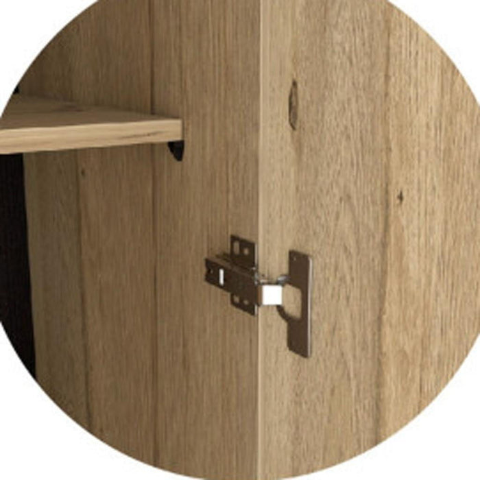 Two Drawer Combo Dresser - Light Oak