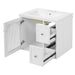 Giga wall-mounted bathroom vanity set with sink, two drawers, and soft-close door, modern bathroom storage solution