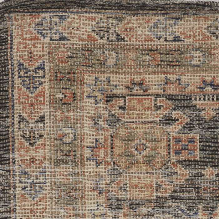 7' x 9' Jute Area Rug - Charcoal