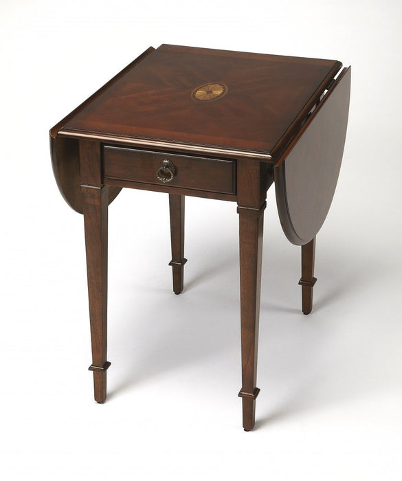 Traditional Drop Leaf Table - Cherry