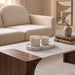 Elegant genuine marble tray by Meridian Furniture with a smooth, polished surface and sleek rectangular design.