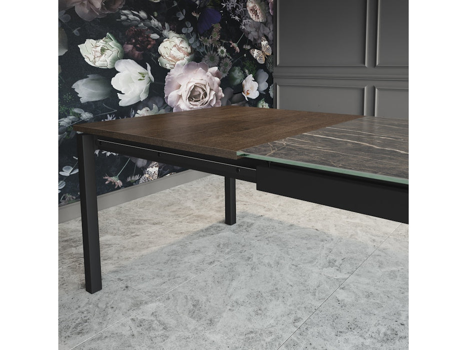 Amisco Italian Porcelain on Glass Tabletop 92249