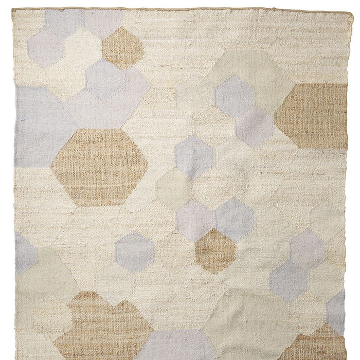 8' X 10' Patchwork Hand Woven Area Rug - Brown
