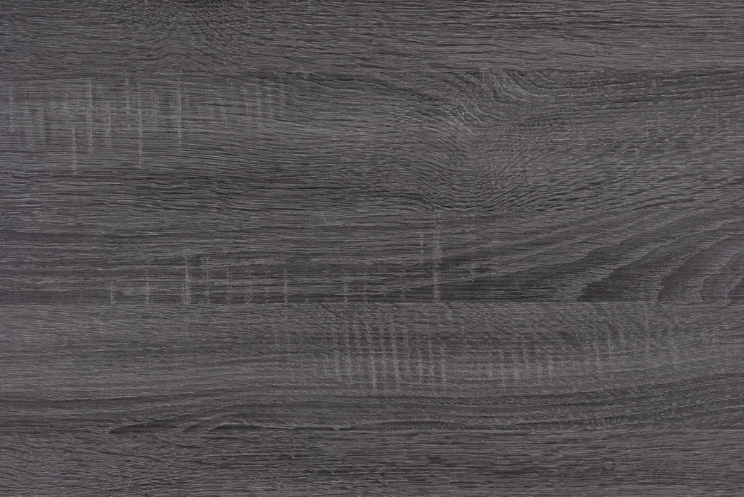 Lisbon - 5 Piece Twin Bedroom Set (Bookcase Twin Bed) - Black / Gray