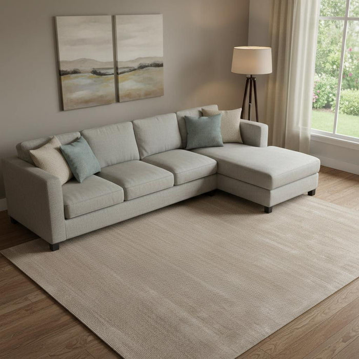 9' X 12' Hand Woven Area Rug (721490) - Tan