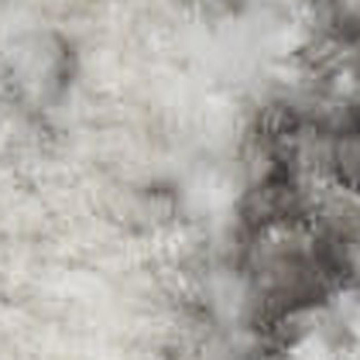 9' X 12' Abstract Non Skid Polyester Area Rug - Ivory / Gray