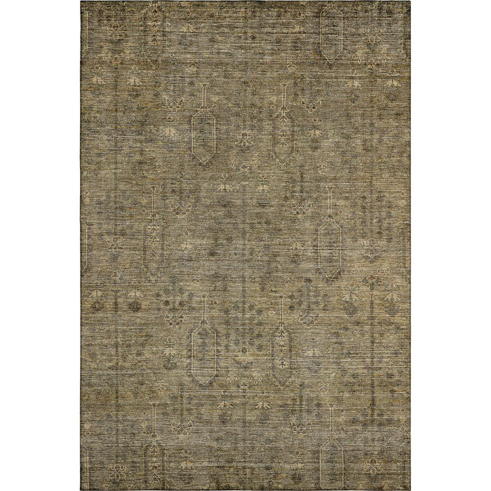 10' X 14' Southwestern Washable Area Rug With UV Protection - Brown / Beige