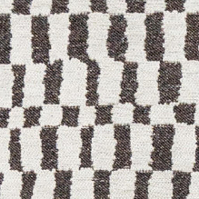 8' Geometric Berber Washable Round Rug With UV Protection (610098) - Gray / Beige