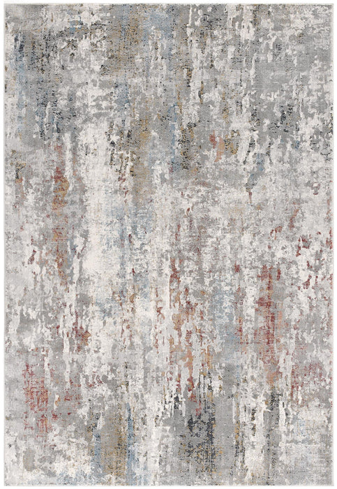 8' x 11' Abstract Pattern Area Rug - Gray