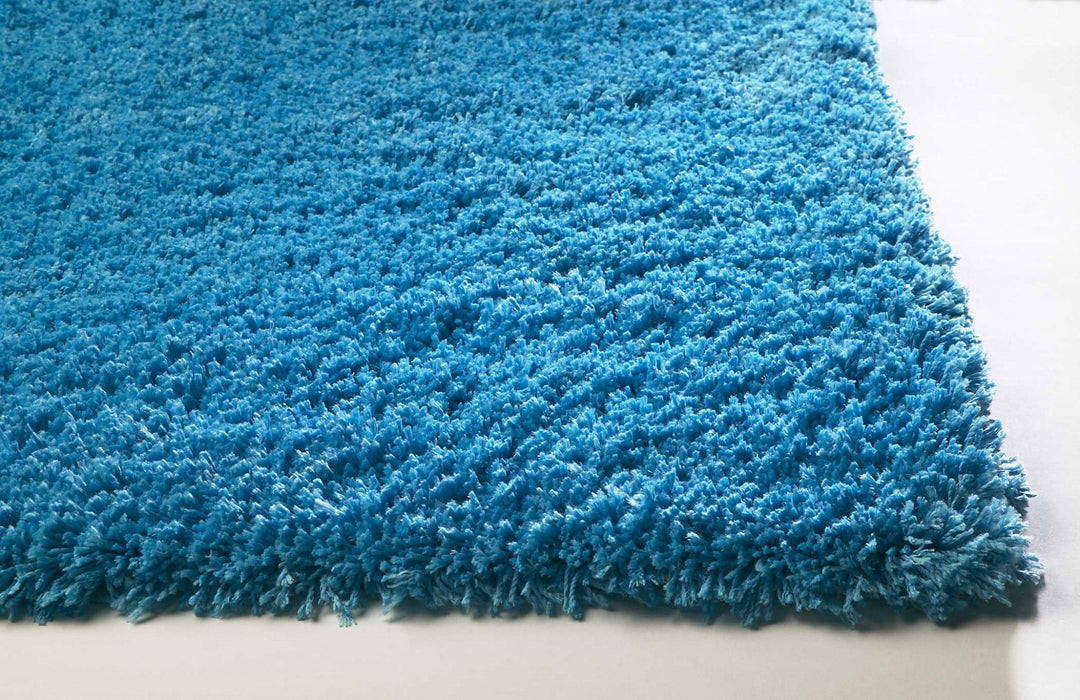 9' x 13' Hand Woven Area Rug - Blue