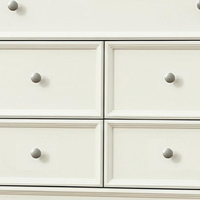 Solid Wood Dresser - White