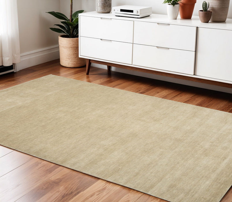 4' X 6' Wool Hand Woven Area Rug - Ivory