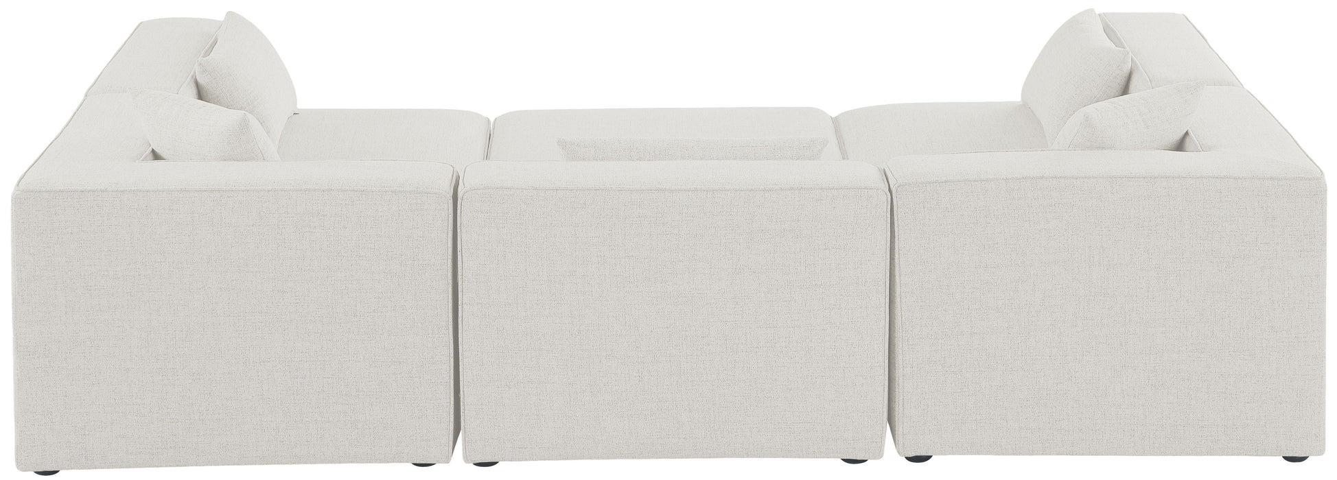 Cube - Linen 6 Piece Modular Sectional