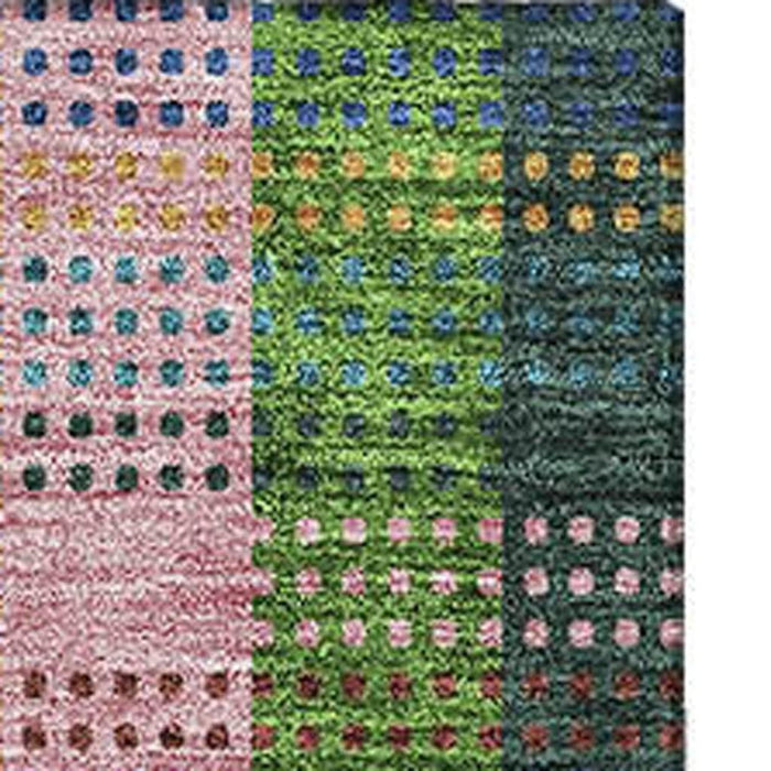 10' X 14' Plaid Washable Area Rug With UV Protection (676470) - Navy Blue / Green / Gold
