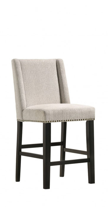 Iron Bar Chairs (Set of 2) - Fawn And Espresso
