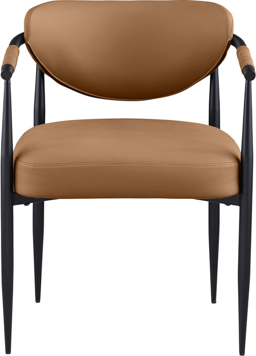 Virella - faux Leather Upholstered Dining Chair (Set of 2) - Black Base