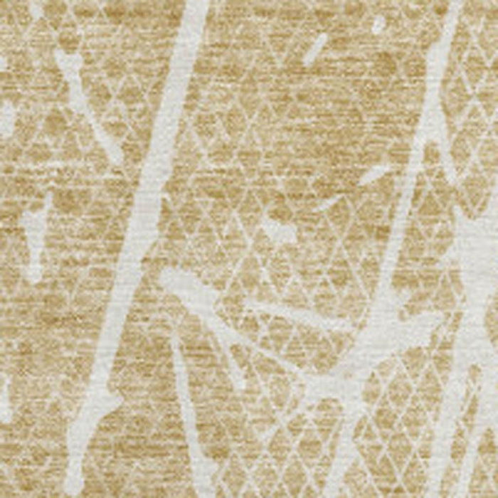 10' X 14' Abstract Washable Area Rug With UV Protection (652815) - Beige / Ivory