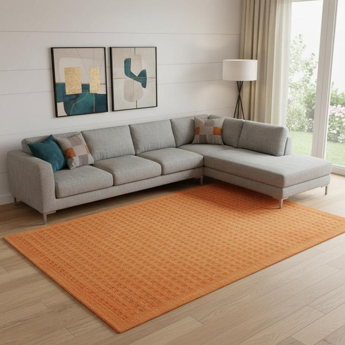 8' X 11' Wool Area Rug (553453) - Sunset
