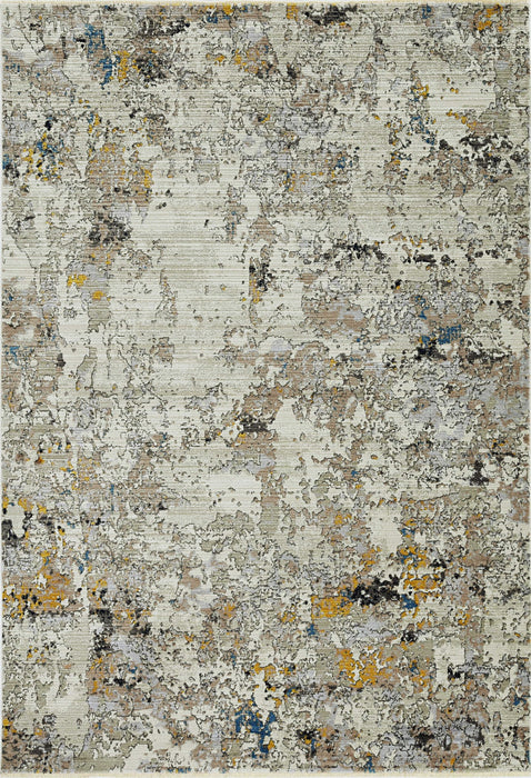 5' x 7' Hand Loomed Traditional Floral Indoor Area Rug - Gray