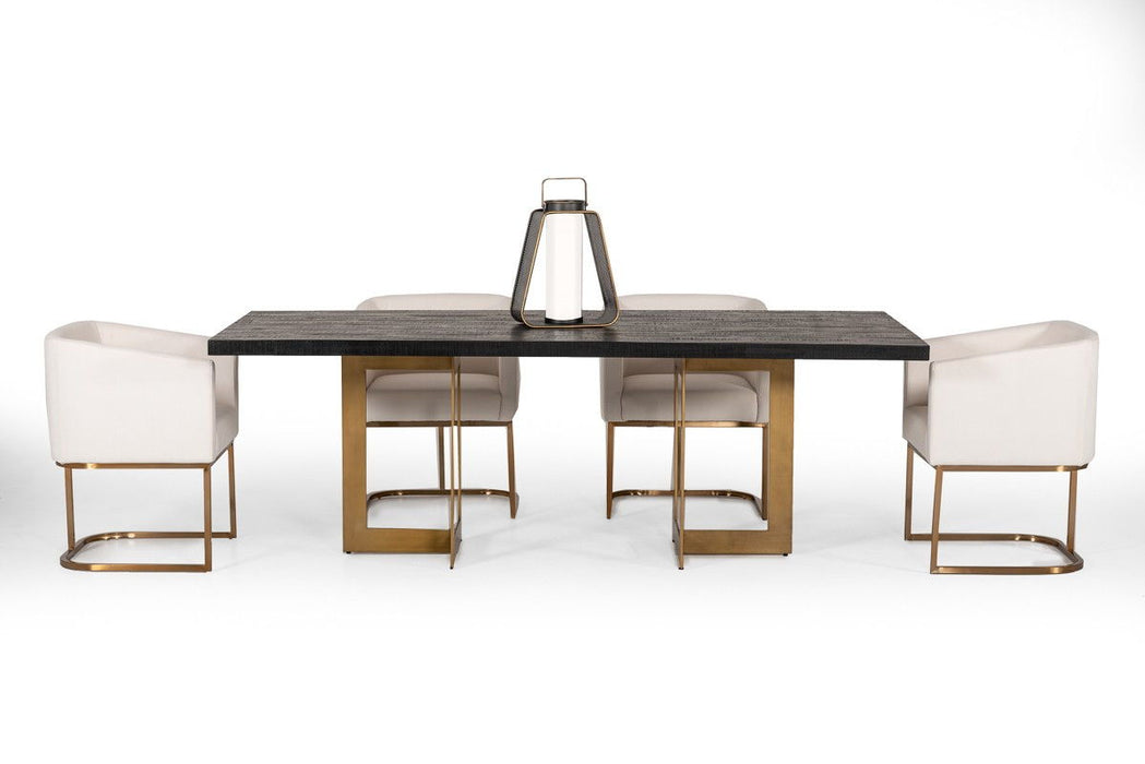 87" Rectangular Dining Table - Black